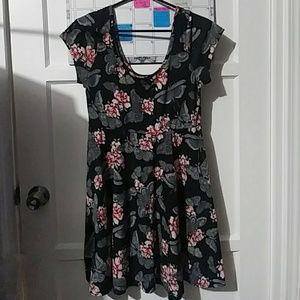 Butterflies and roses dress
